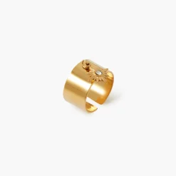 Sale Balaboosté Bague à pampille acier inoxydable