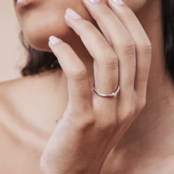 Store Balaboosté Bague Argent Garanti Diamant Precious Diamond