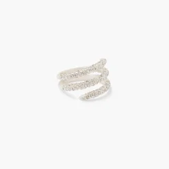 Store Balaboosté Bague enroulée à strass