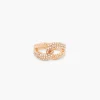 Best Balaboosté Bague entremêlée à strass