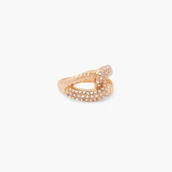 Best Balaboosté Bague entremêlée à strass