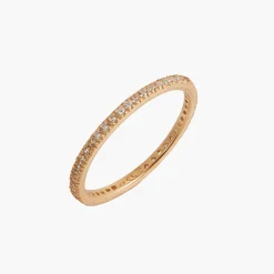 Store Balaboosté Bague fine à zirconium Argent Garanti