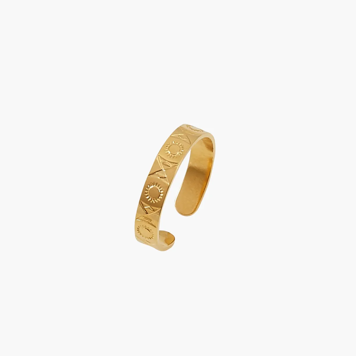 Cheap Balaboosté Bague gravée Acier Inoxydable