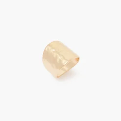 Outlet Balaboosté Bague large martelée