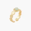 New Balaboosté Bague martelé acier inoxydable
