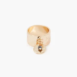 Outlet Balaboosté Bague martelée avec pampille