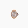 Fashion Balaboosté Bague Montre doré avec strass