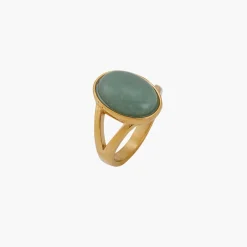 Discount Balaboosté Bague pierre Acier Inoxydable