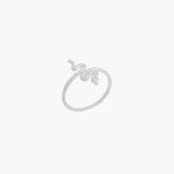 Flash Sale Balaboosté Bague serpent Argent Garanti