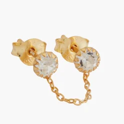 Discount Balaboosté Boucle d'oreille chaîne Argent Garanti