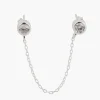 Cheap Balaboosté Boucle d'oreilles chaine Argent Garanti
