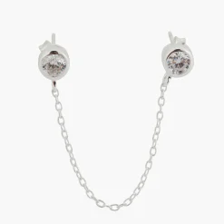 Cheap Balaboosté Boucle d'oreilles chaine Argent Garanti