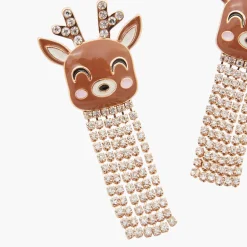 Best Balaboosté Boucle d'oreilles Noël tête de renne