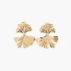 Best Sale Balaboosté Boucles d'oreilles à clips feuilles de Ginkgo