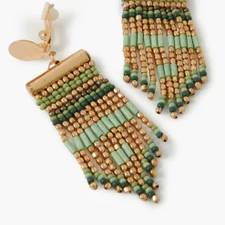 Shop Balaboosté Boucles d'oreilles à clips perles de rocailles