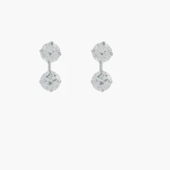 Best Sale Balaboosté Boucles d'oreilles Argent Zirconium Garanti Silver Idol
