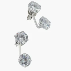 Best Sale Balaboosté Boucles d'oreilles Argent Zirconium Garanti Silver Idol