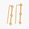 Clearance Balaboosté Boucles d'oreilles Argent Garanti et Oxydes de Zirconium