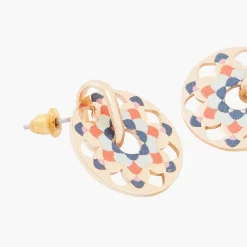 Cheap Balaboosté Boucles d'oreilles Balagane rondes imprimées