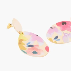 Discount Balaboosté Boucles d'oreilles Balagane à imprimé fleurs