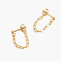 Shop Balaboosté Boucles d'oreilles chaîne Argent Garanti