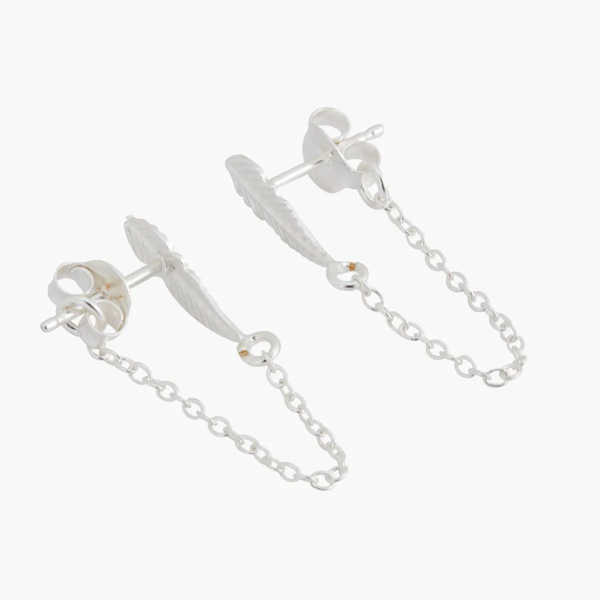 New Balaboosté Boucles d'oreilles chaînes Argent Garanti