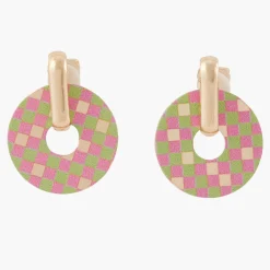Outlet Balaboosté Boucles d'oreilles clip rondes imprimés