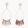 Online Balaboosté Boucles d'oreilles clips à pampilles colorées