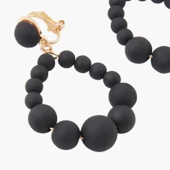 Shop Balaboosté Boucles d'oreilles clips gouttes noires