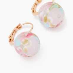 New Balaboosté Boucles d'oreilles dormeuse avec boule en verre