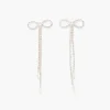 Best Sale Balaboosté Boucles d'oreilles noeuds pendants à strass