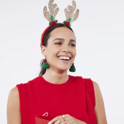 Sale Balaboosté Boucles d'oreilles Noël bonnet vert