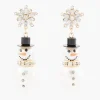 Best Balaboosté Boucles d'oreilles Noël bonhomme de neige