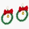 Clearance Balaboosté Boucles d'oreilles Noël couronnes