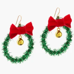 Clearance Balaboosté Boucles d'oreilles Noël couronnes