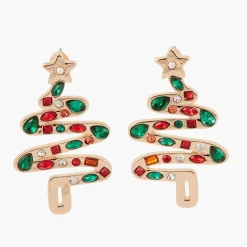 Store Balaboosté Boucles d'oreilles Noël sapin