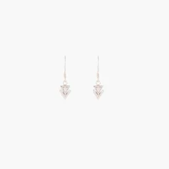 Store Balaboosté Boucles d'oreilles pendants triangles sterling Silver