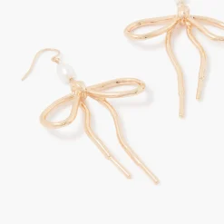 Hot Balaboosté Boucles d'oreilles pendantes à nœud