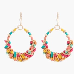 Outlet Balaboosté Boucles d'oreilles perles colorées