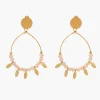 Cheap Balaboosté Boucles d'oreilles pierres facettées Acier Inoxydable