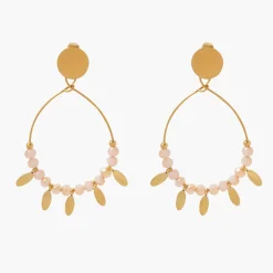 Cheap Balaboosté Boucles d'oreilles pierres facettées Acier Inoxydable