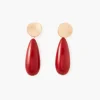 Sale Balaboosté Boucles d'oreilles quilles rouges