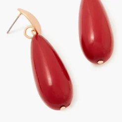 Sale Balaboosté Boucles d'oreilles quilles rouges