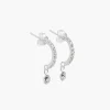 Best Balaboosté Boucles d'oreilles strass Argent Garanti