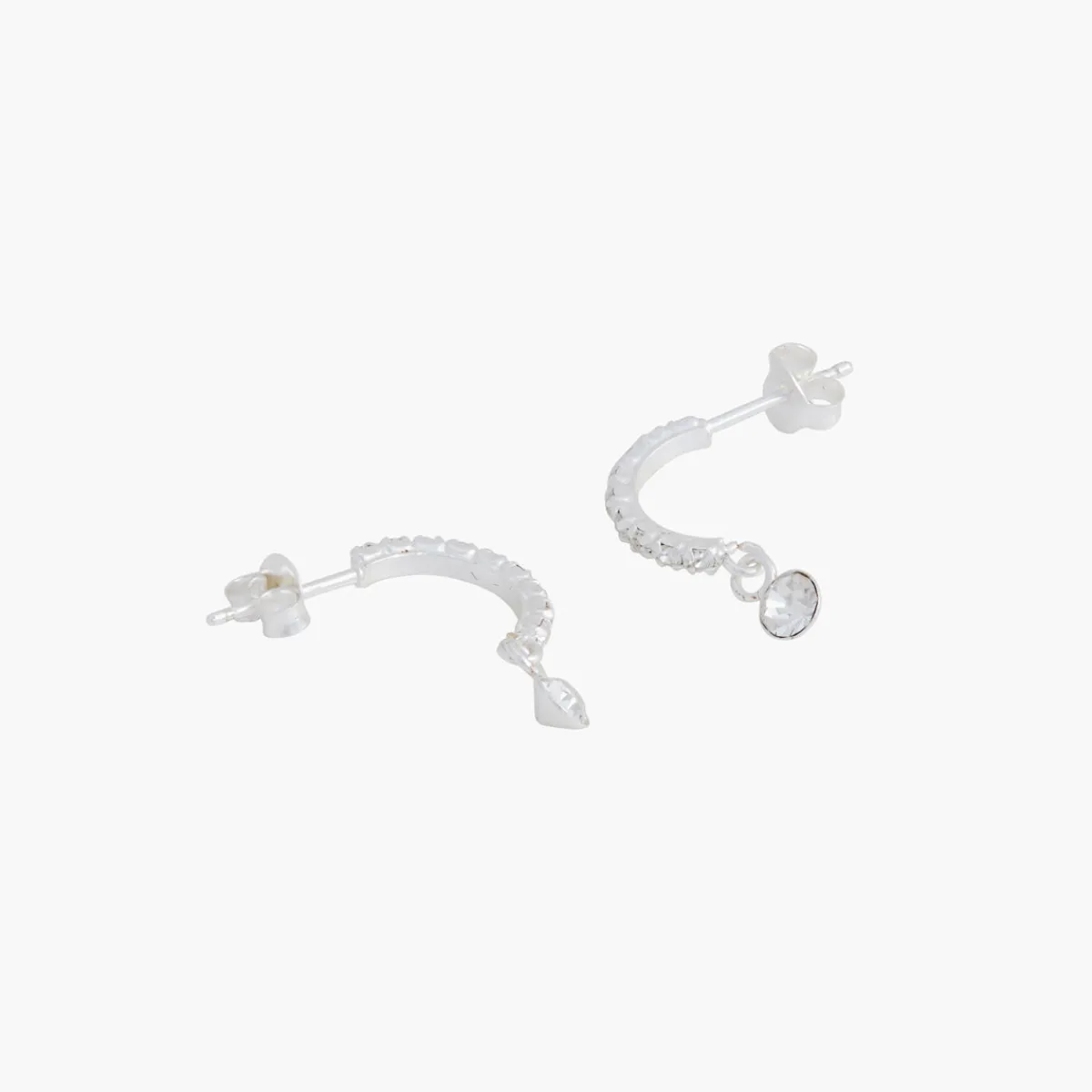 Best Balaboosté Boucles d'oreilles strass Argent Garanti