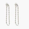 Fashion Balaboosté Boucles d'oreilles torsadées Acier Inoxydable