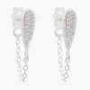 Best Balaboosté Boucles d'oreilles zirconium Argent Garanti