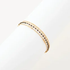 Shop Balaboosté Bracelet 3 rangs Acier Inoxydable
