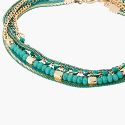Fashion Balaboosté Bracelet 5 rangs perles fantaisie
