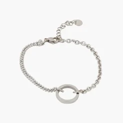 Online Balaboosté Bracelet anneau Acier Inoxydable argenté